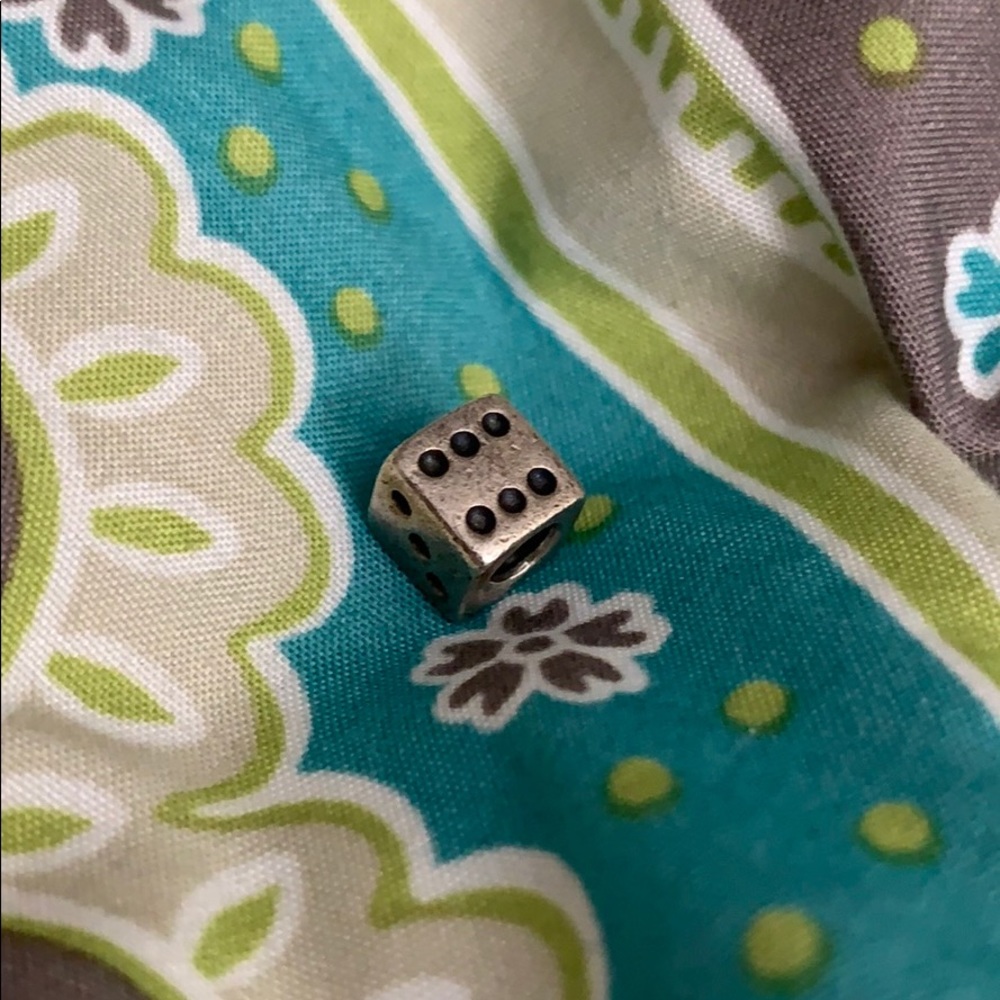 Authentic Pandora dice (die) charm